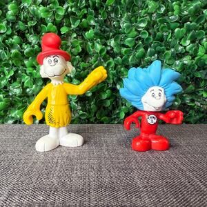 Dr. Seuss Vinyl Figures Cat In The Hat Bundle Thing 2 And Sam I Am Cake Topper